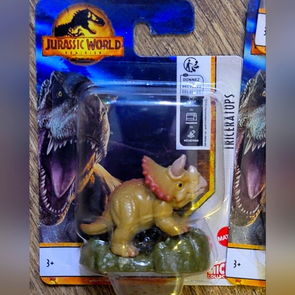 MATTEL Micro Collection JURASSIC WORLD Dominion Dinosaurs complete set - Picture 8 of 8